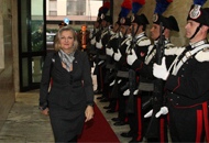 Il Prefetto Perrotta accolta in visita dal comando provinciale dei carabinieri