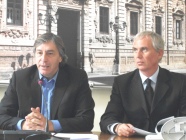 Antonio Gabellone, presidente della Provincia di Lecce e Gianni Refolo, direttore generale della Provincia